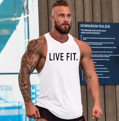 2017 Brand Casual vest men t shirts Summer Cotton Fit Men Tank Tops Clothing Bodybuilding Undershirt Golds Fitness man M-2XL