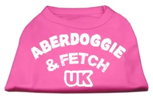 Aberdoggie UK Screenprint Shirts Bright Pink Lg (14)