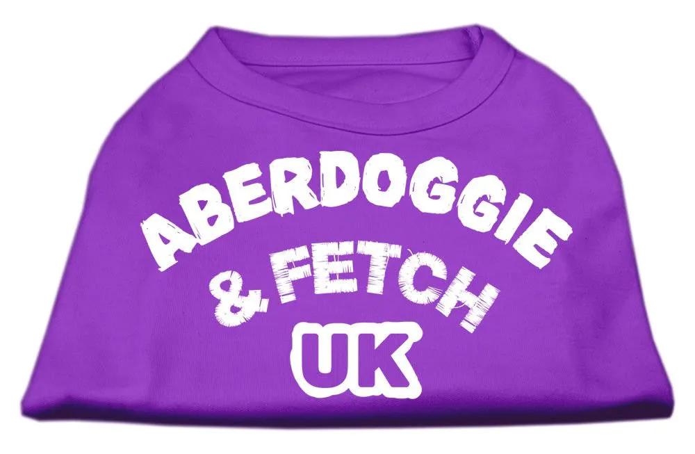 Aberdoggie UK Screenprint Shirts Purple Sm (10)