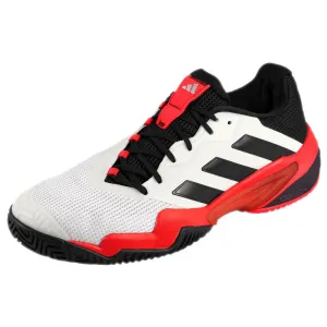 adidas Men's Barricade 13 - Cloud White/Lucid Red