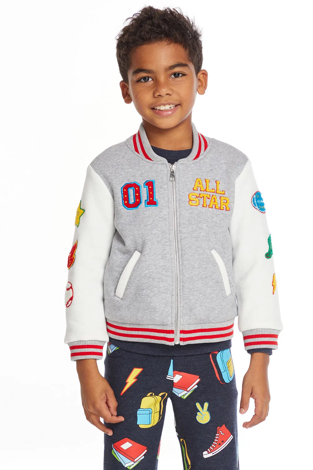 All Star Varsity Patches Boys Jacket