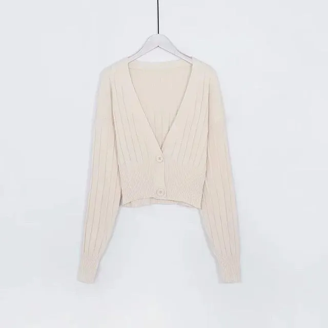 All The Way V Neck Cardigan