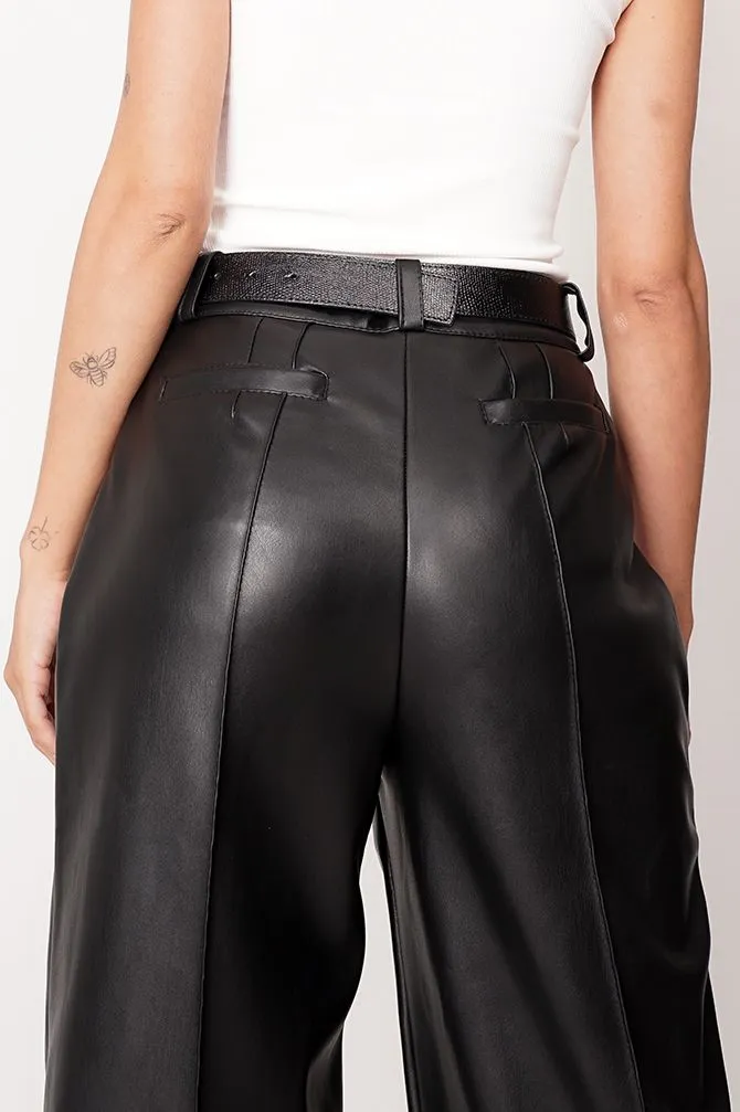 Anti Eco-Leather Pants Black