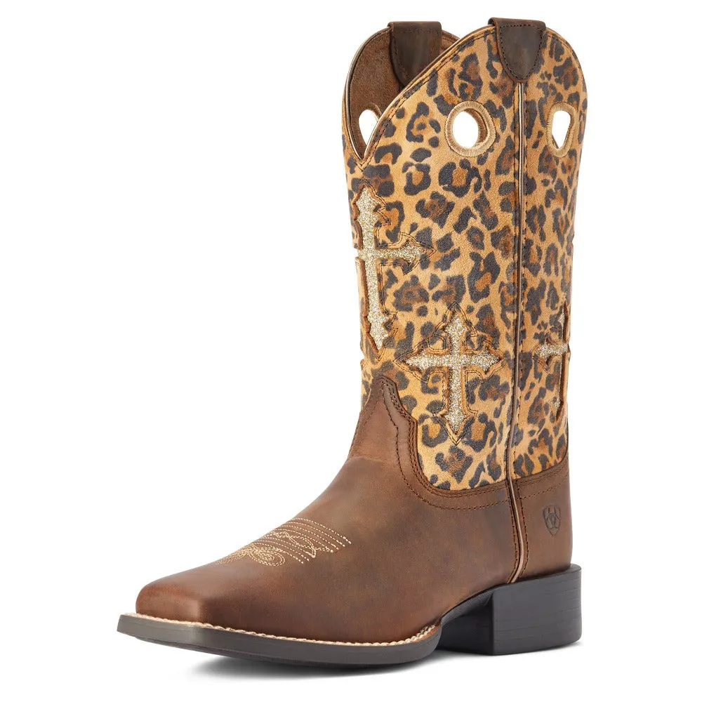 Ariat Women's Crossroads Leopard Print Boots