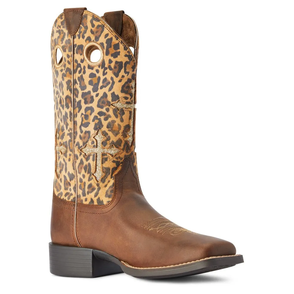 Ariat Women's Crossroads Leopard Print Boots