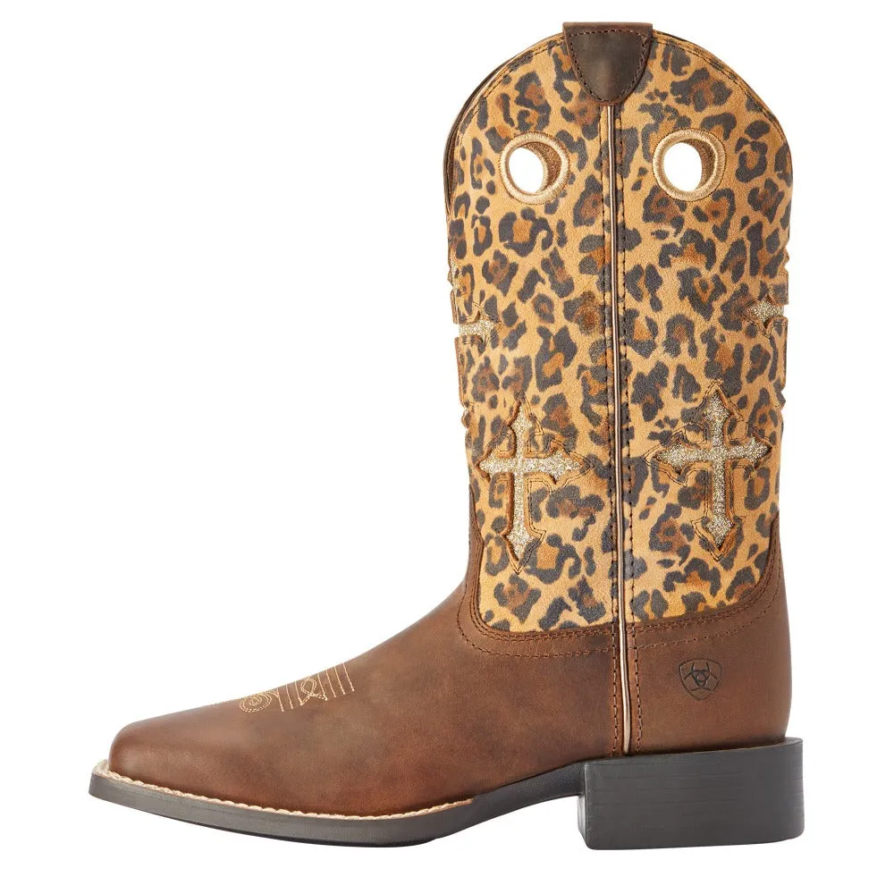 Ariat Women's Crossroads Leopard Print Boots