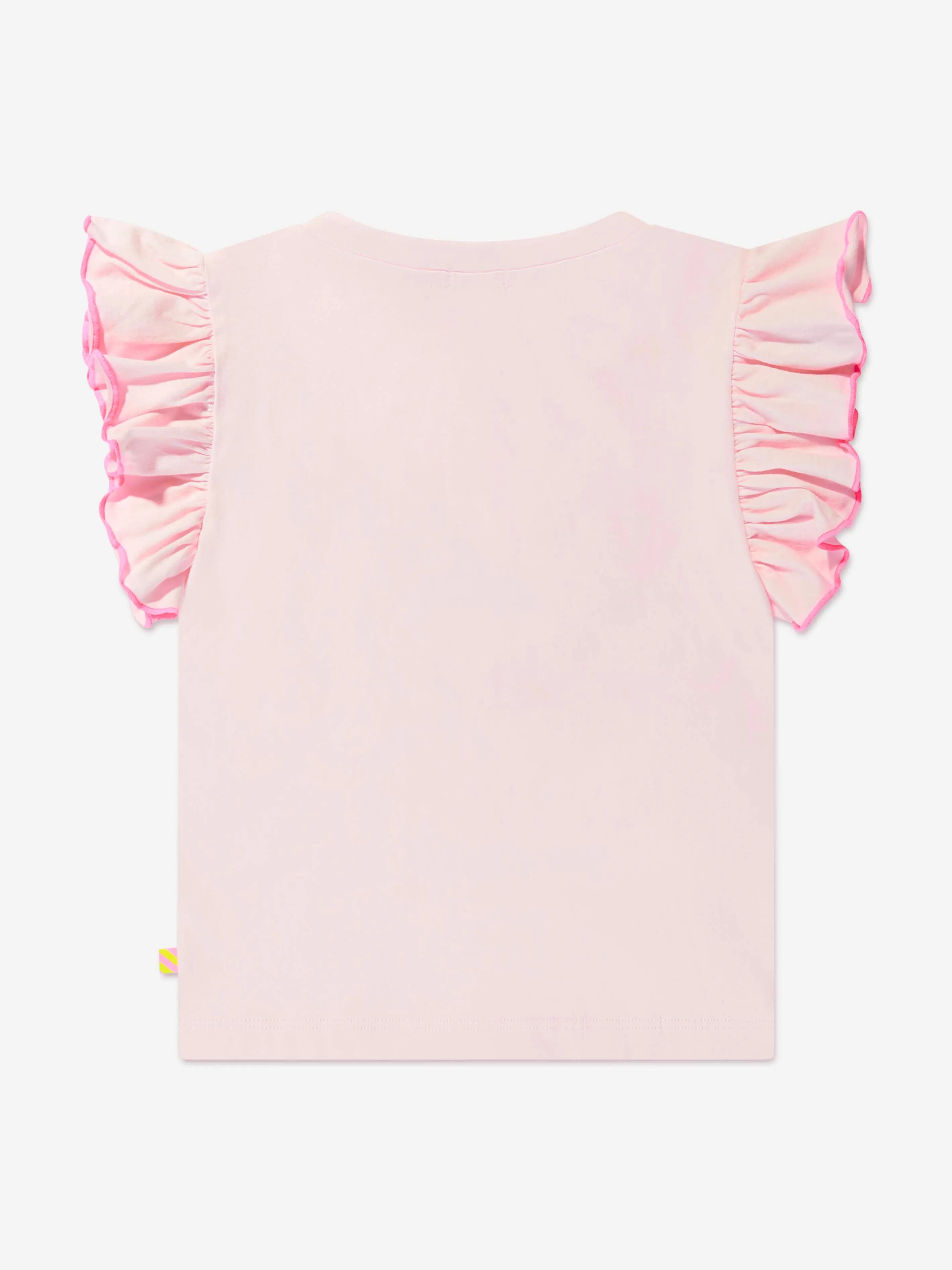 Billieblush Girls Flower T-Shirt in Pink