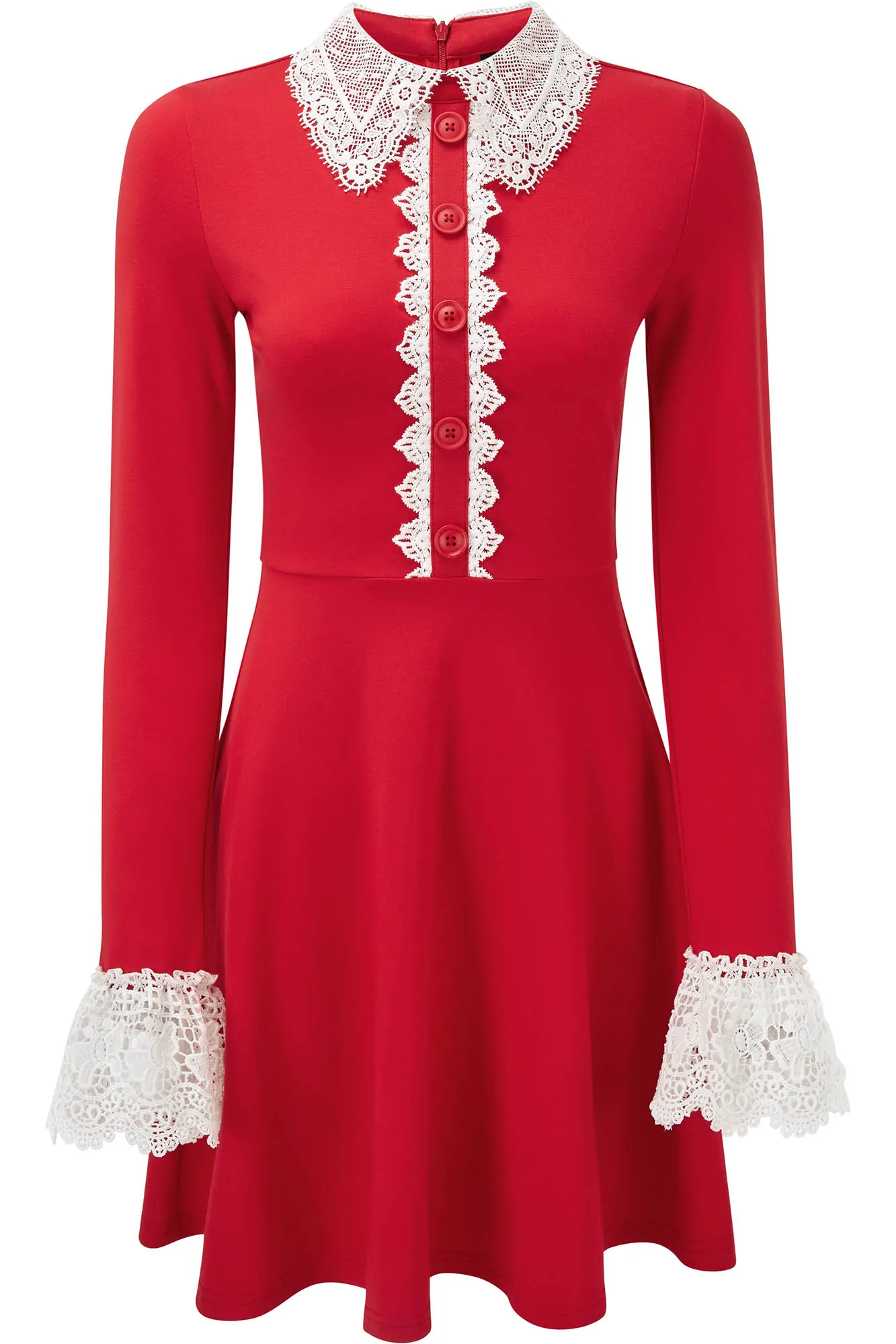 Blessed Be Collar Dress [BLOOD]