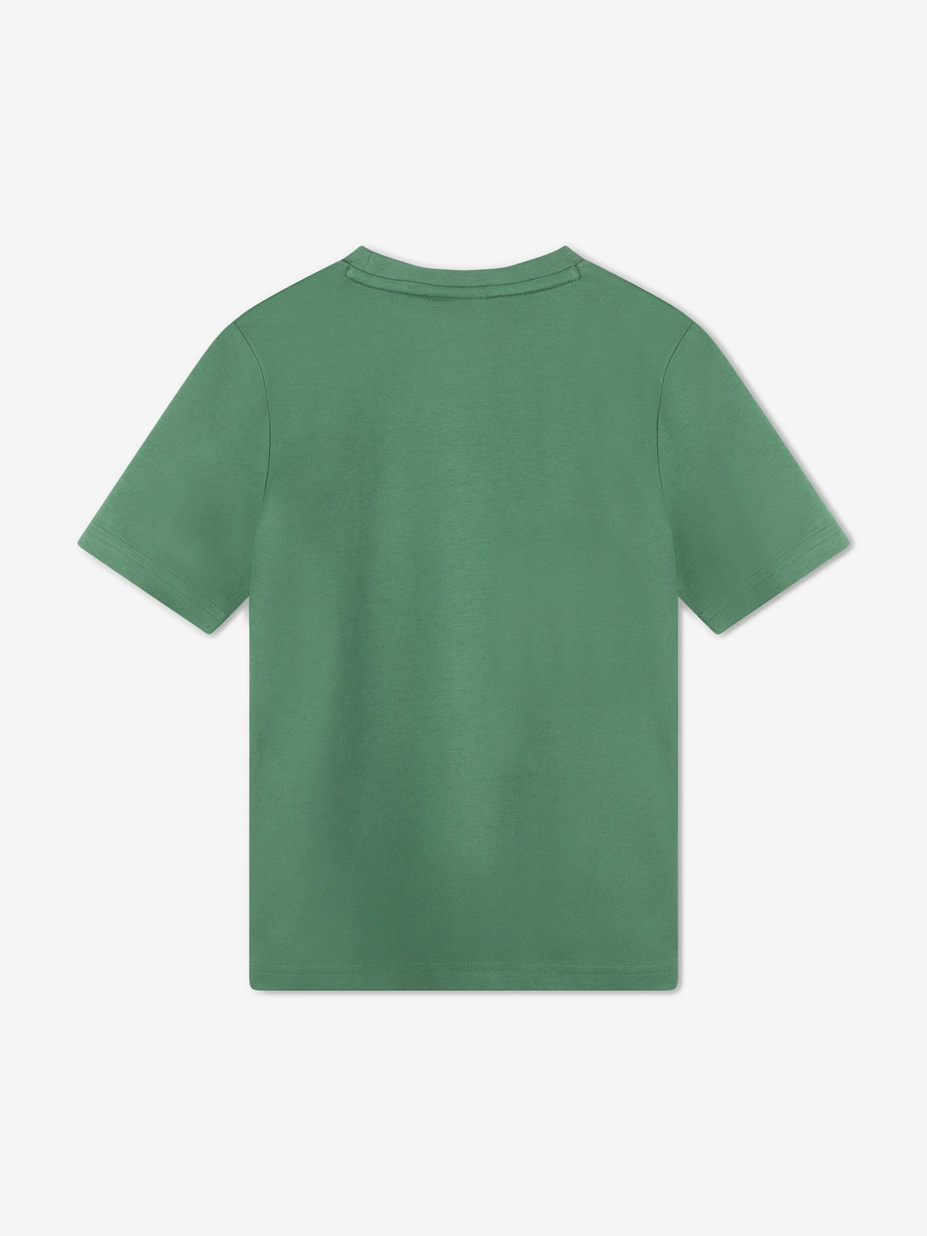 BOSS Boys Logo Print T-Shirt in Green