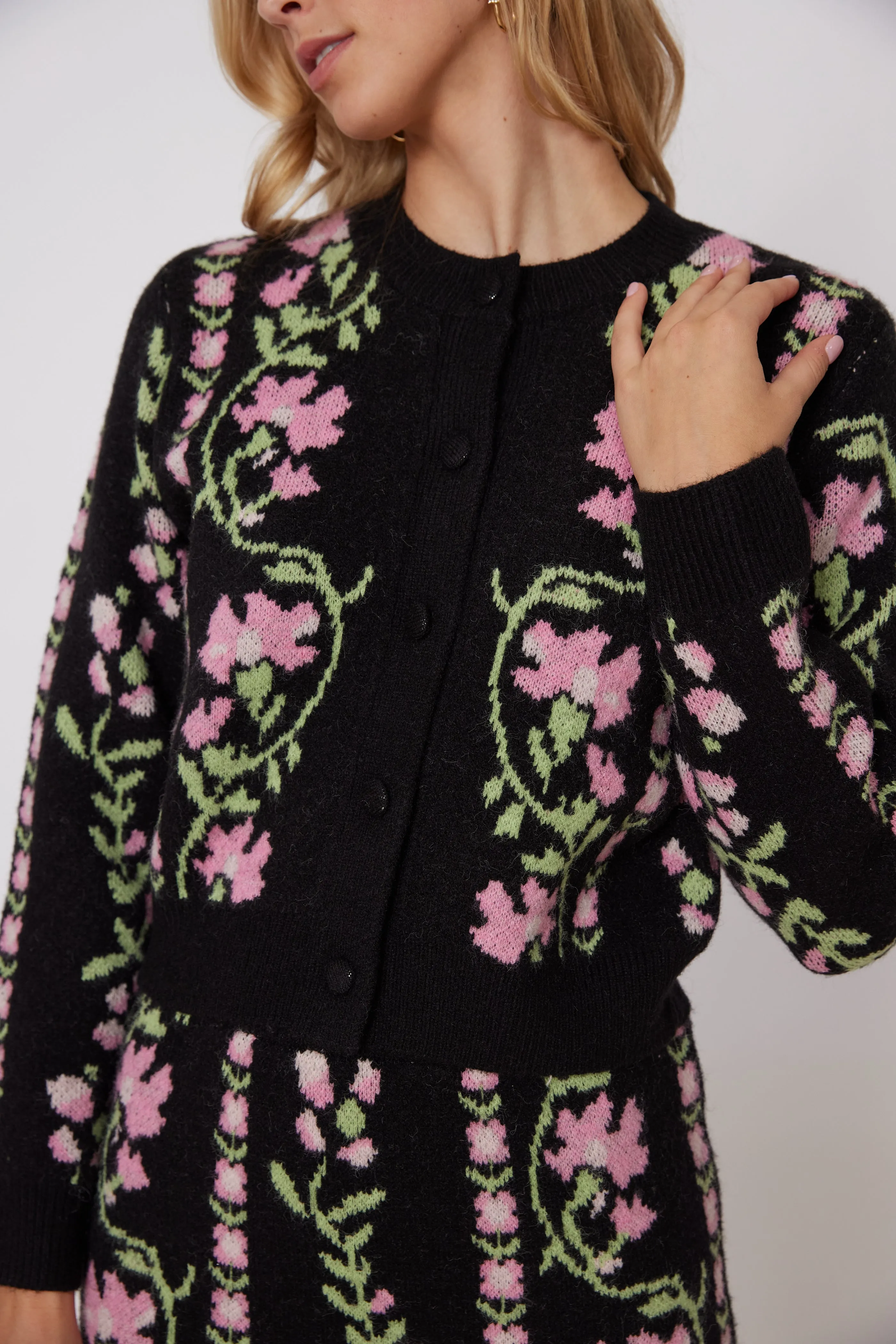 Cecilia Floral Cardigan