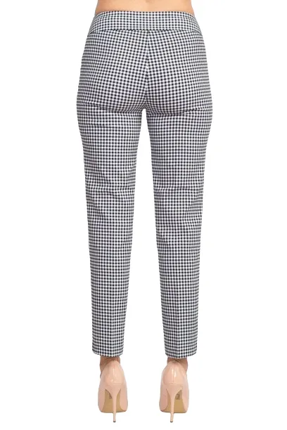 Counterparts Banded Waist Printed Pencil Cut Pull-on Rayon Pant