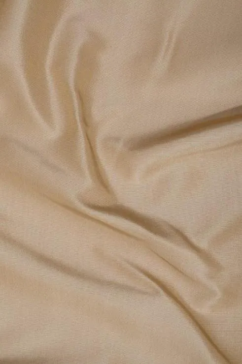 Cuban Sand Heavy Taffeta Silk Fabric