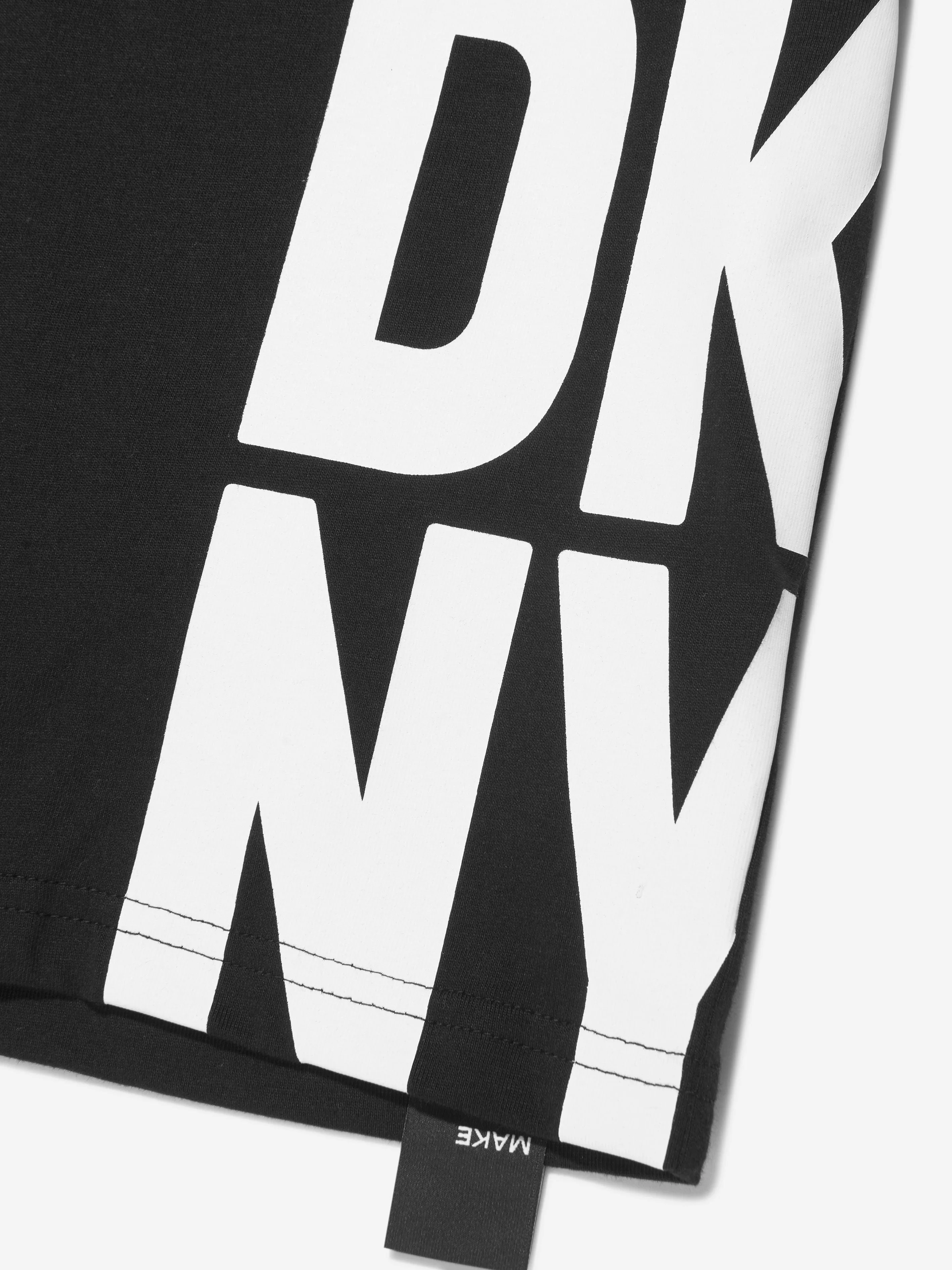 DKNY Kids Logo T-Shirt in Black