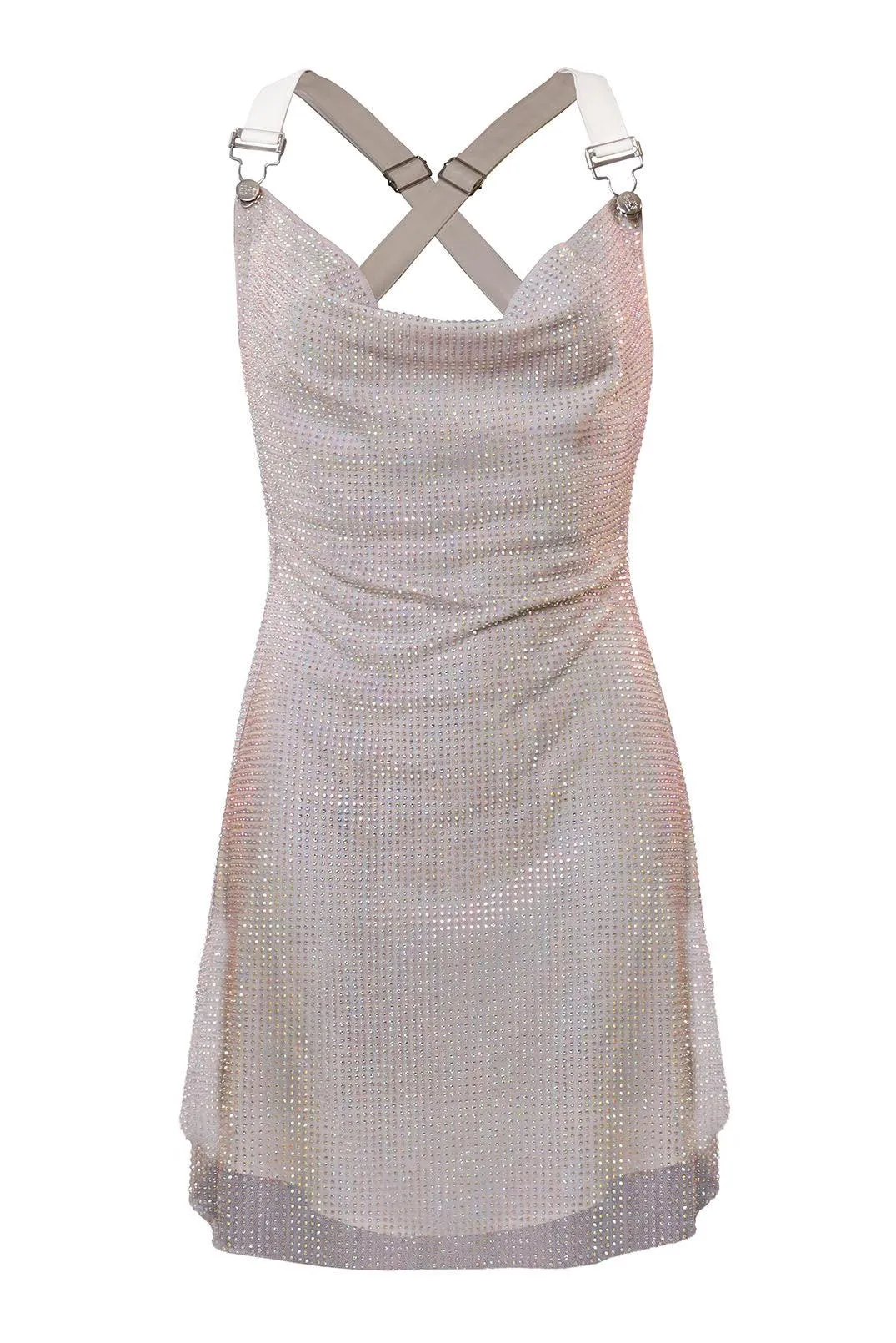 Dolly Diamante Cowl Neck Dress