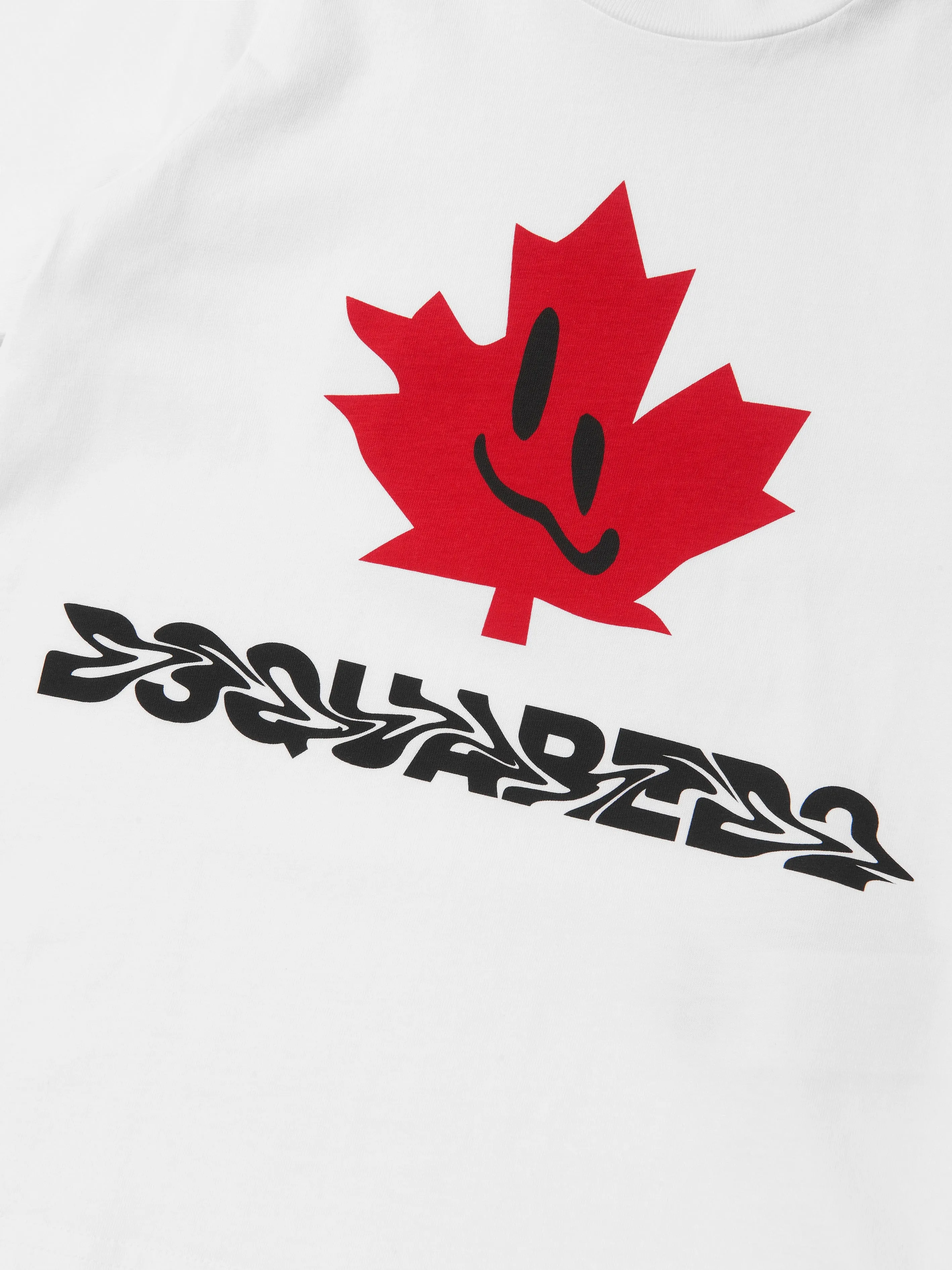 Dsquared2 Kids Slouch Fit Maple Leaf Logo T-Shirt