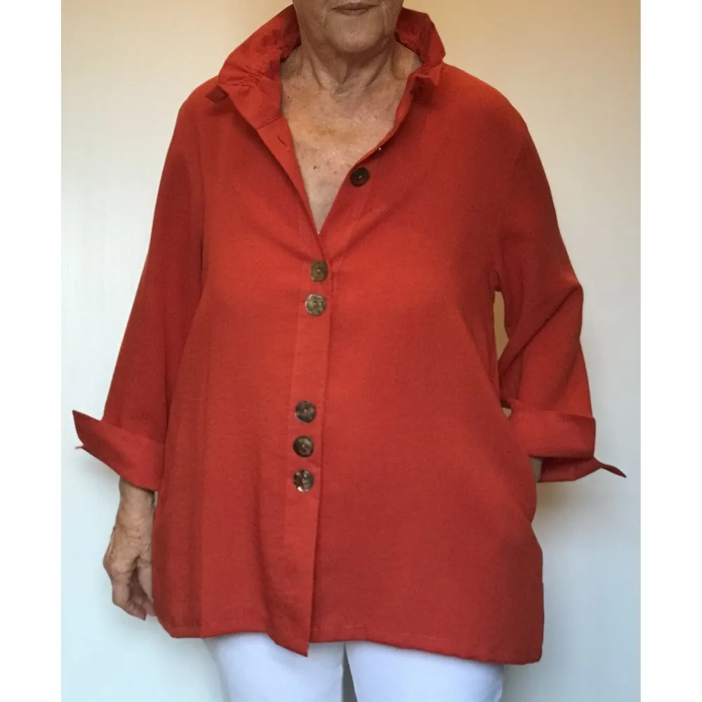 Elsie Jacket (Available in Basil or Paprika)