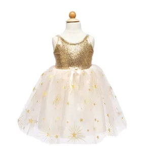 Golden Glam Party Dress