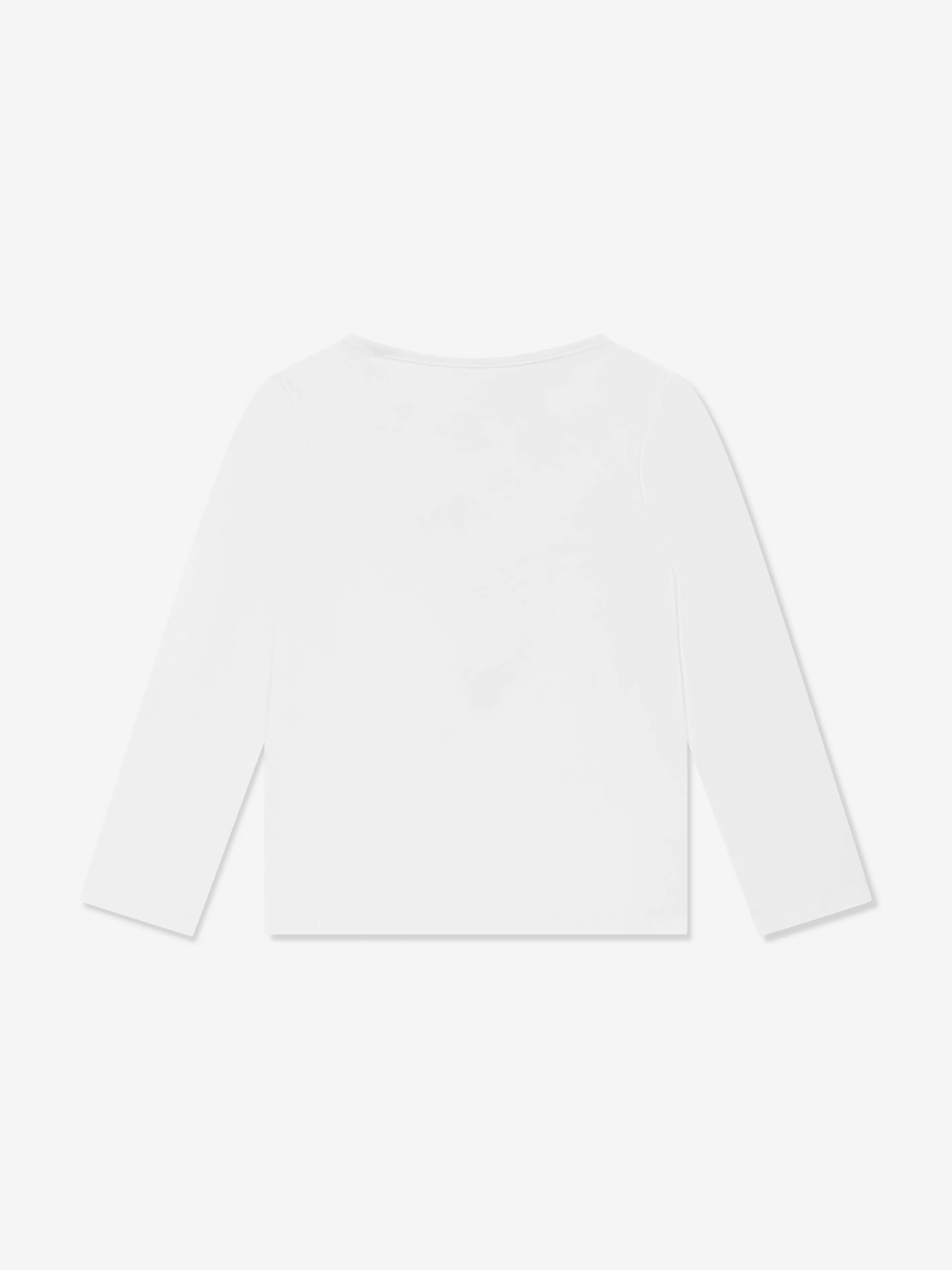 Guess Girls Long Sleeve T-Shirt in White