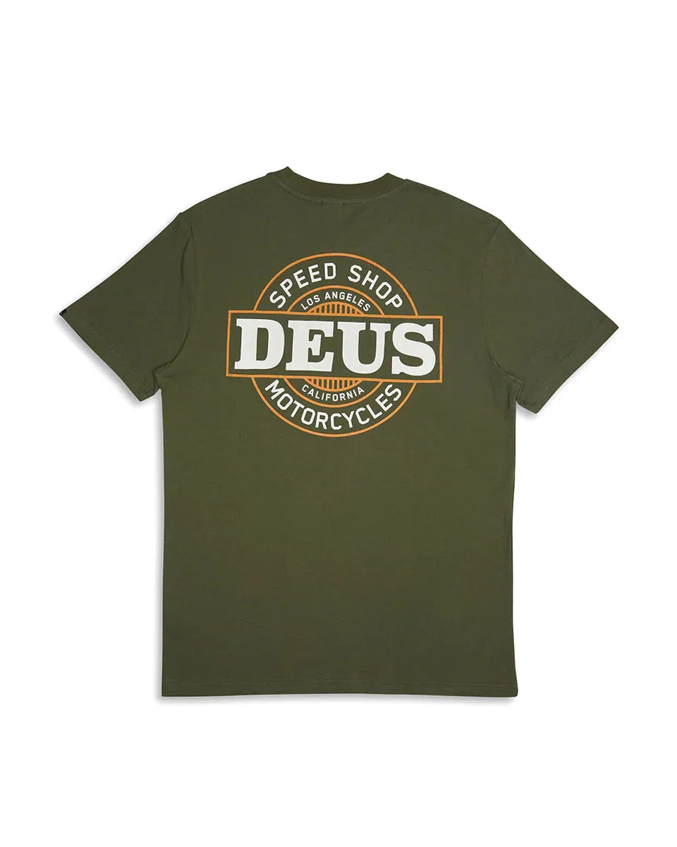 Hot Streak Tee | Loden Green | Deus Ex Machina