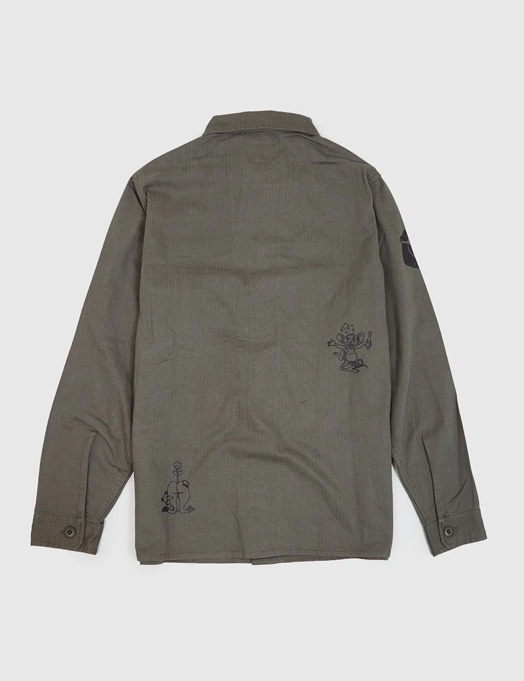 Huf Scrawl BDU Jacket - Olive Drab