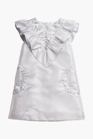 Imoga Sadie Girls Dress - Silver