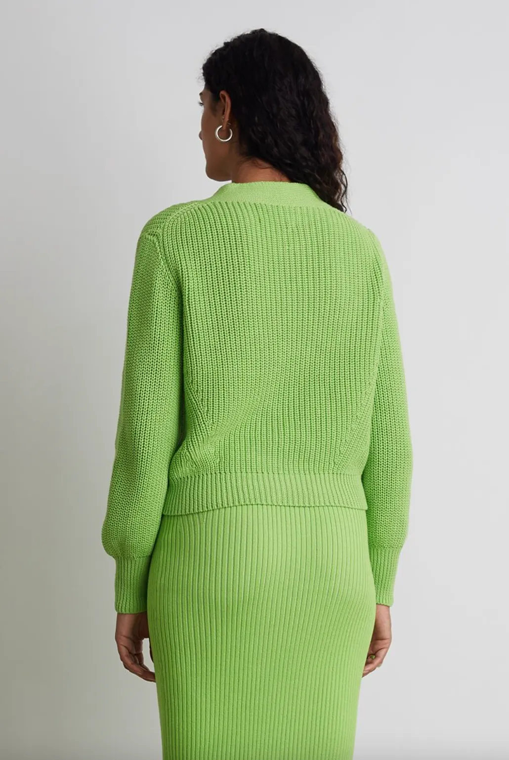 Isla Cardigan - Lime