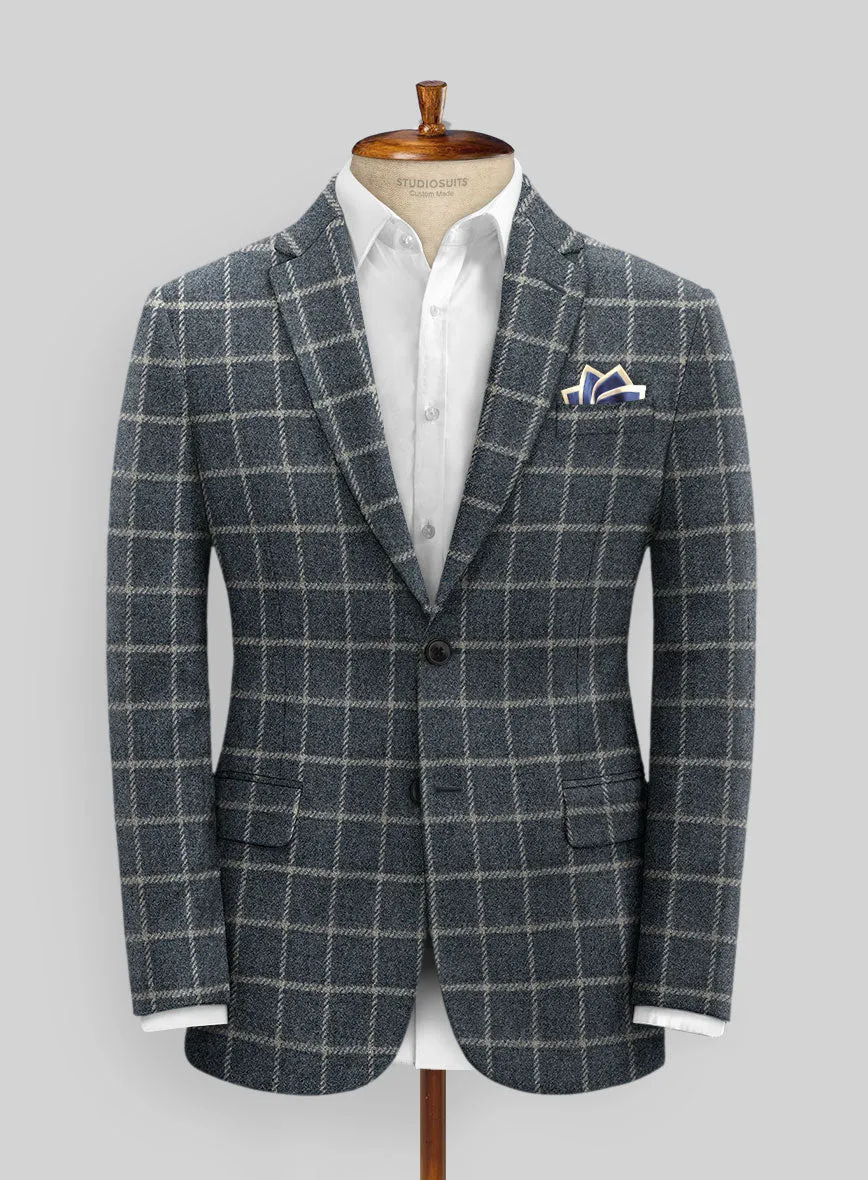 Italian Highlander Emilo Blue Tweed Jacket