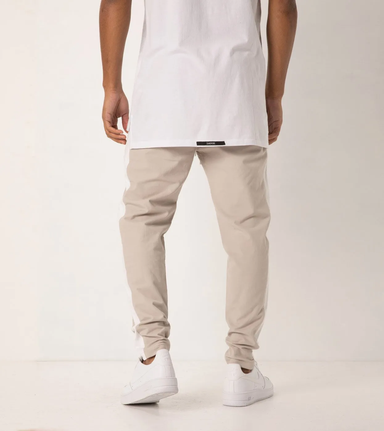 Jumpshot Track Pant Putty/White