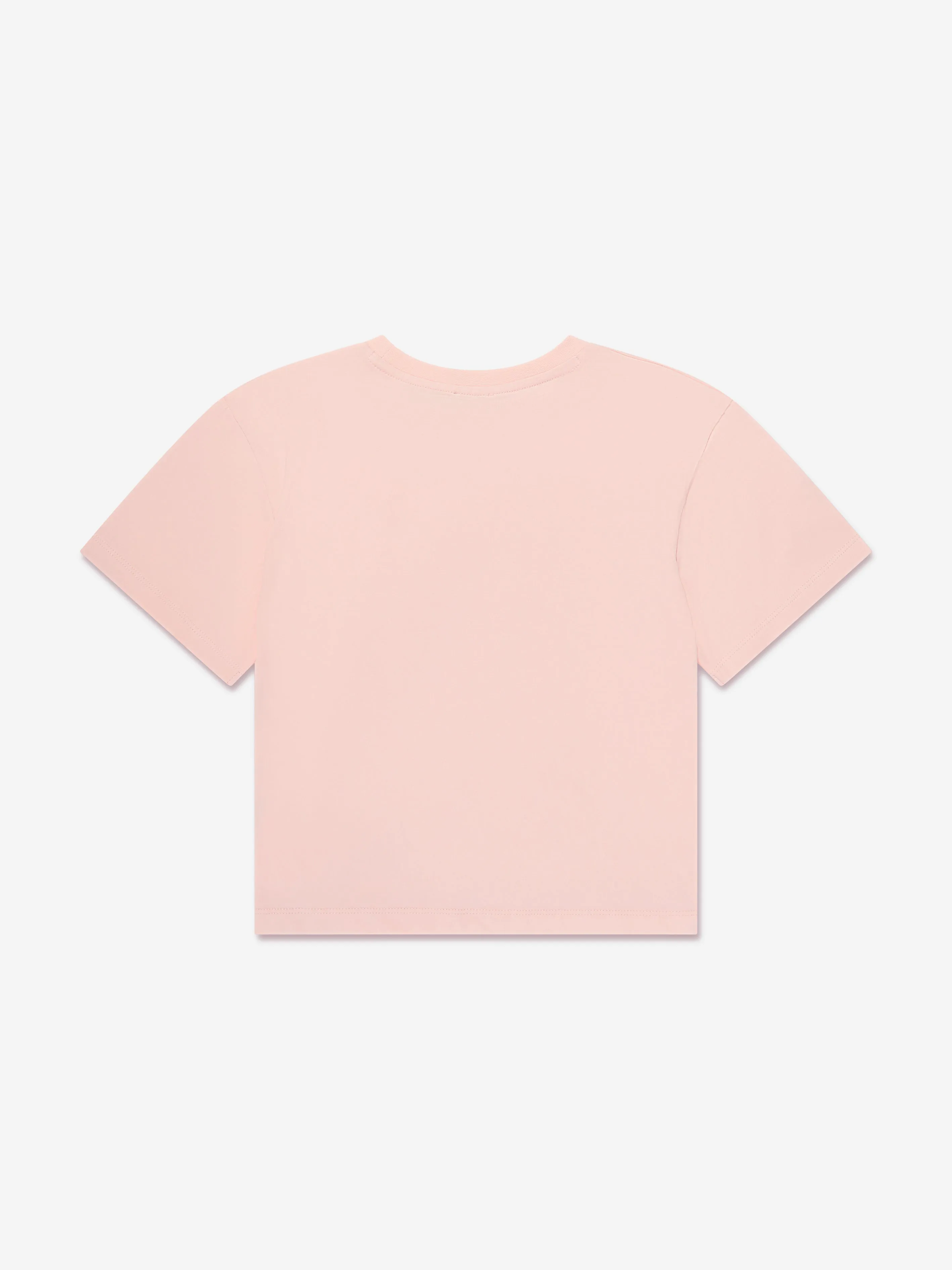 KENZO Girls Elephant Print T-Shirt in Pink