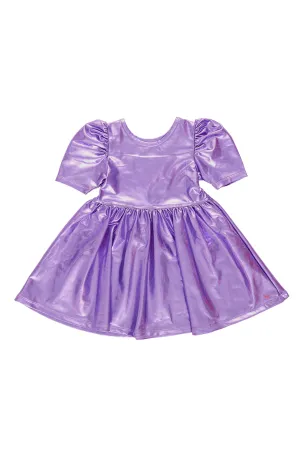 Lame Laurie Dress (Purple Sparkle)