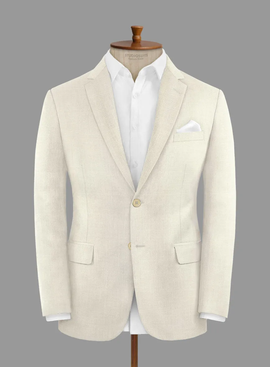 Loro Piana Bianchi Wool Silk Linen Jacket