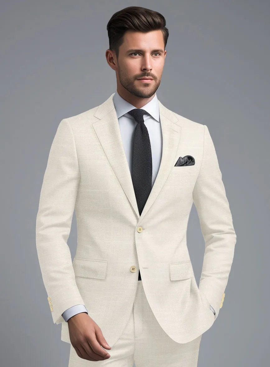 Loro Piana Bianchi Wool Silk Linen Jacket