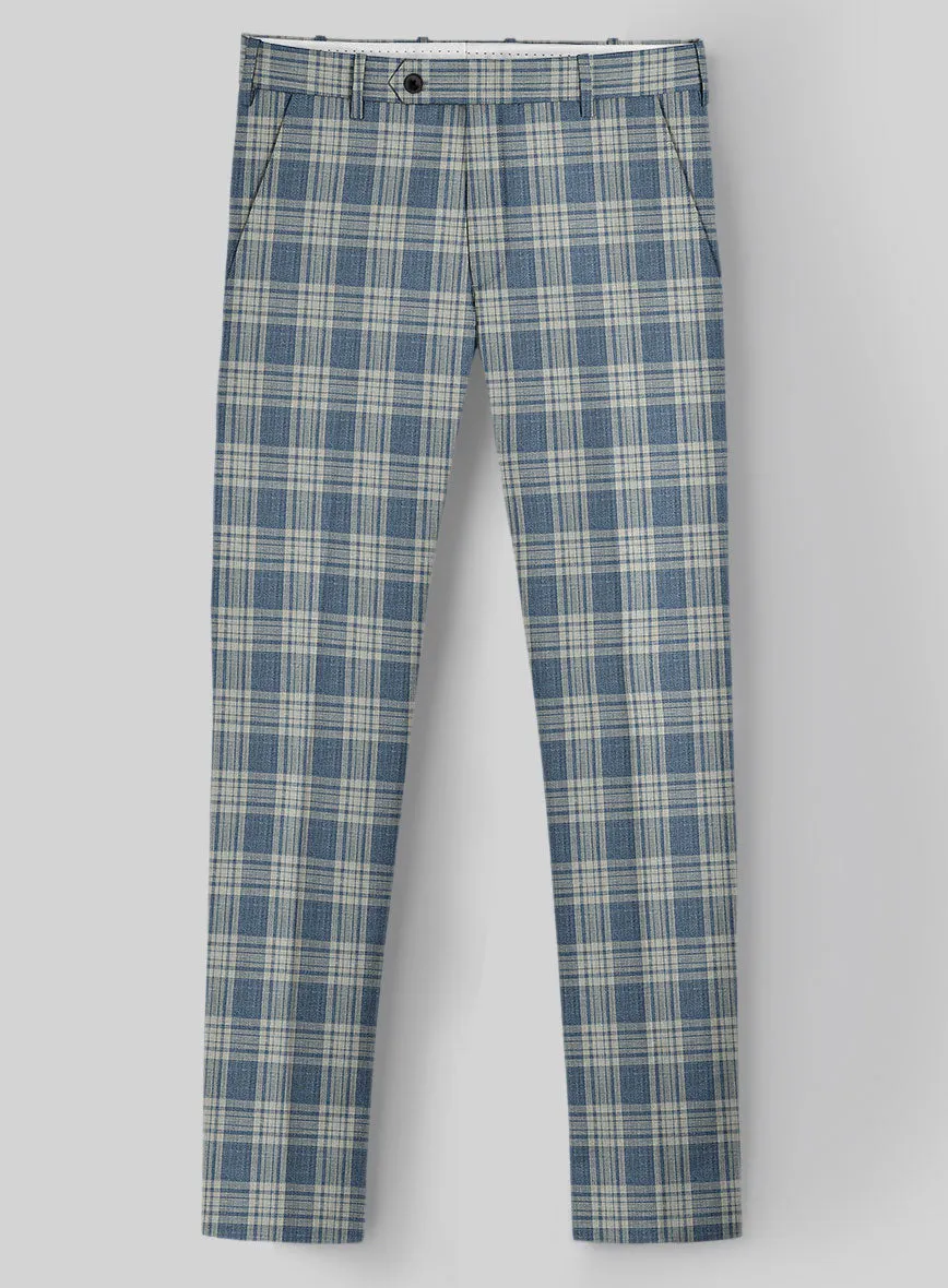 Loro Piana Brillante Wool Silk Linen Pants