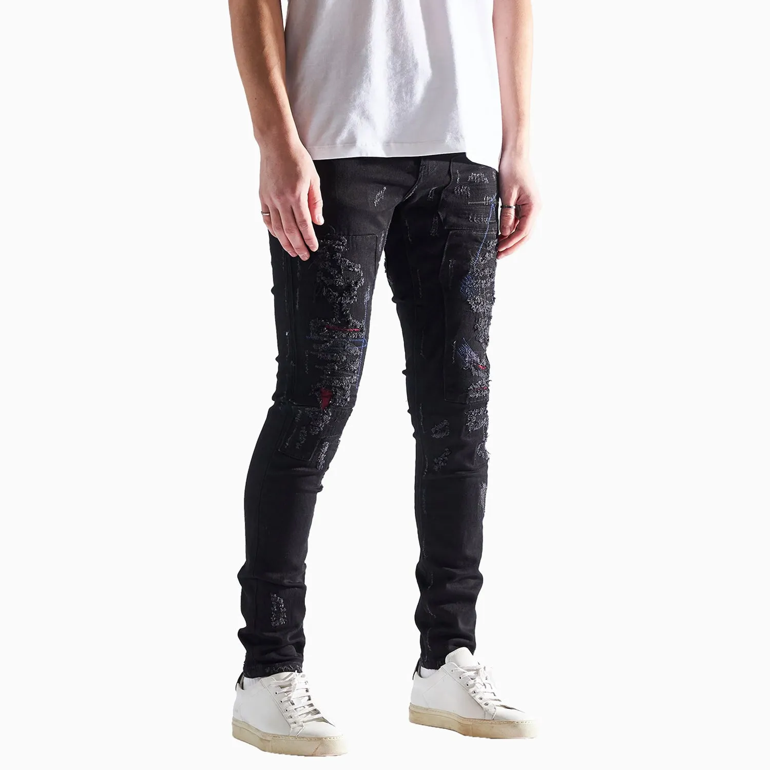 Men's Barker Ripped Skinny Denim Pant