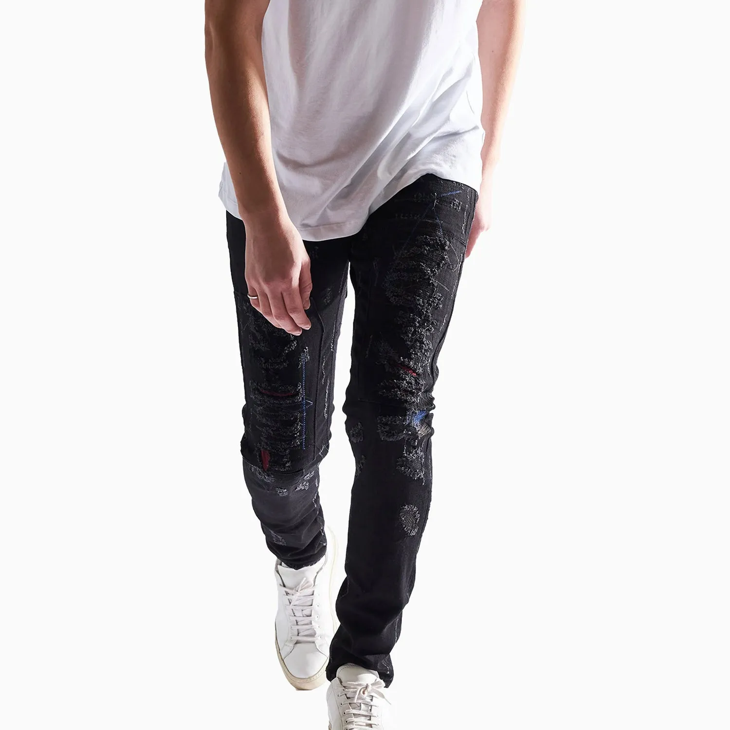 Men's Barker Ripped Skinny Denim Pant