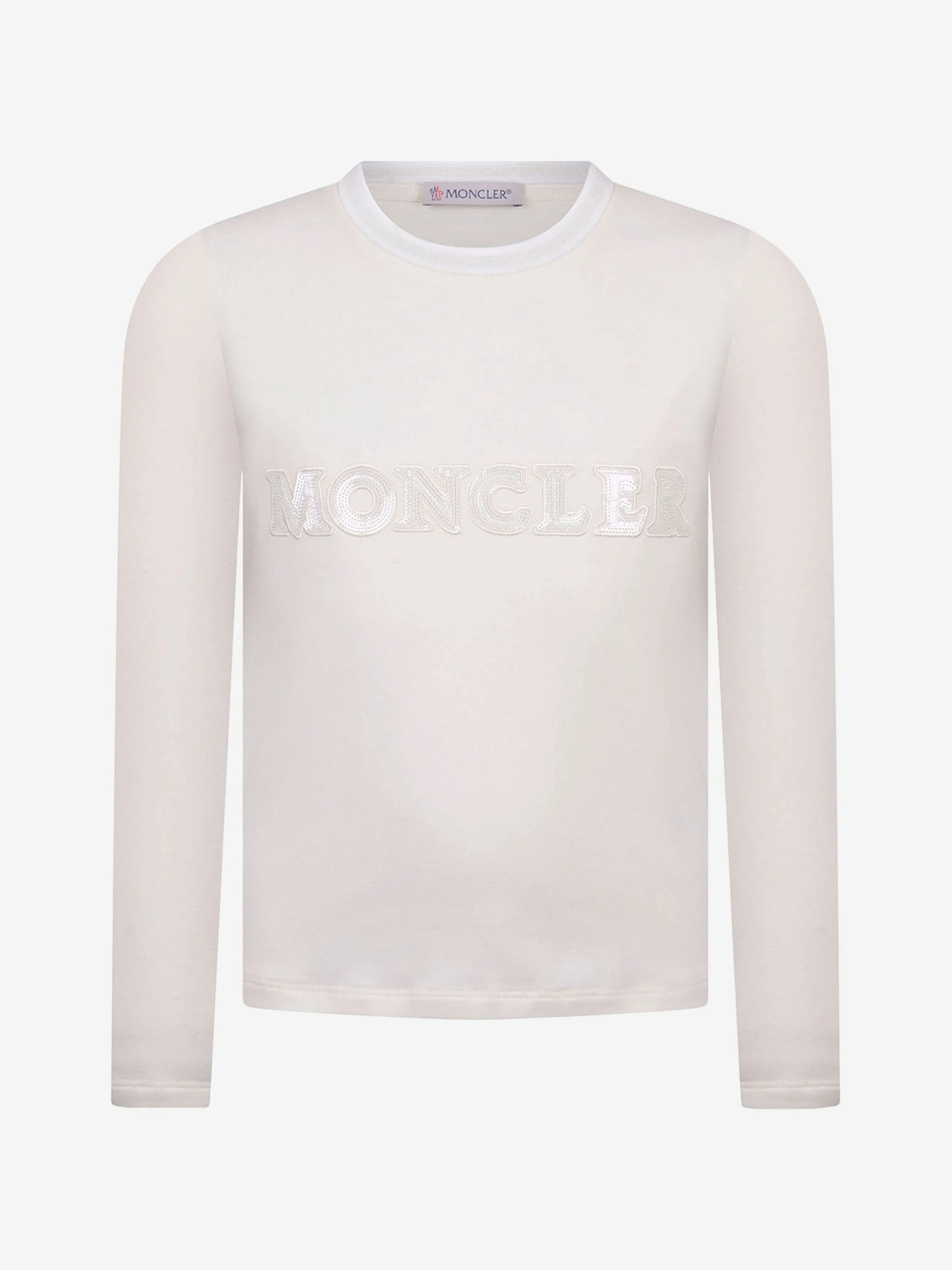 Moncler Girls Cotton Long Sleeve T-Shirt