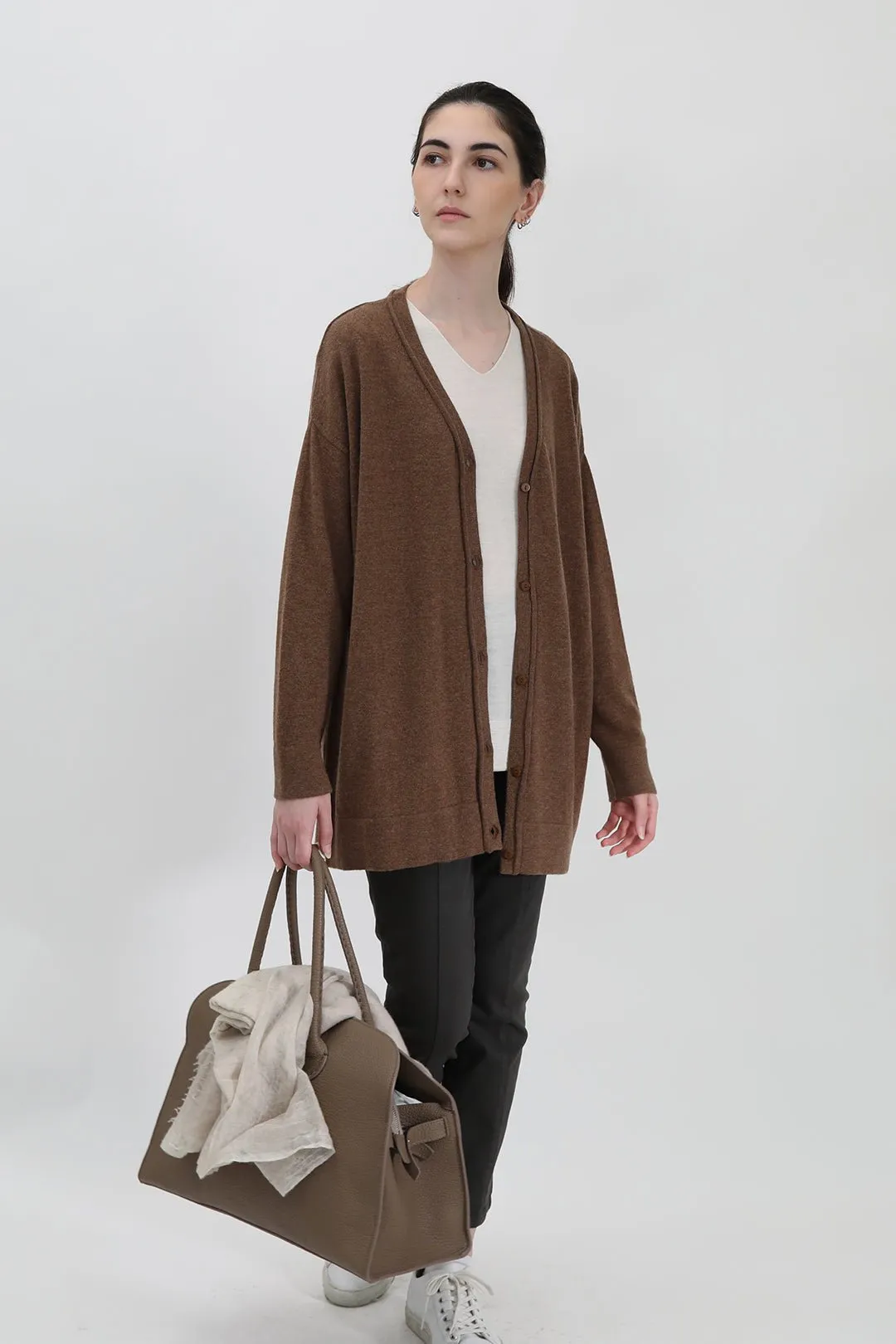 NELS BOYFRIEND CARDIGAN IN CASHMERE BLEND