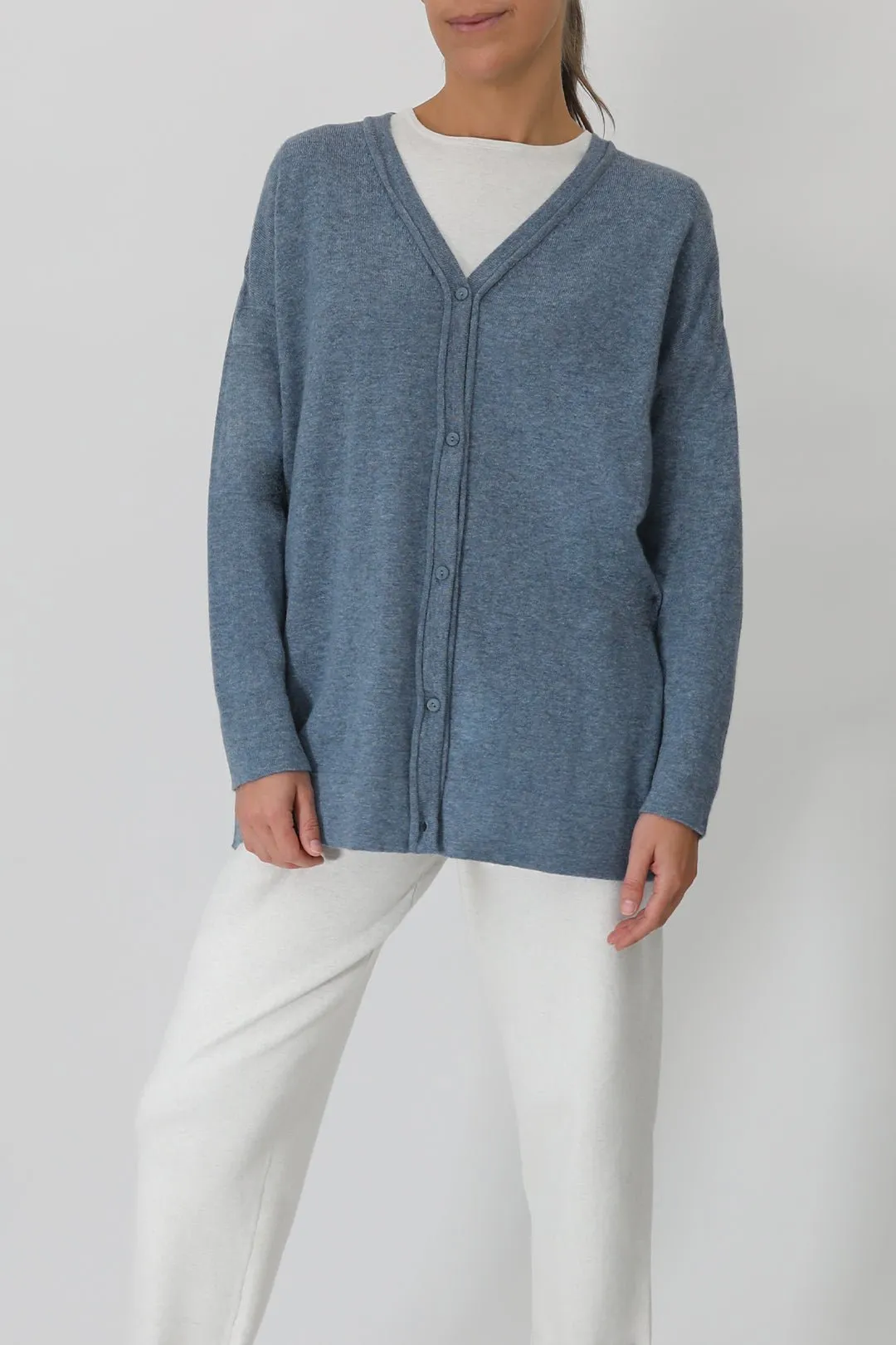 NELS BOYFRIEND CARDIGAN IN CASHMERE BLEND