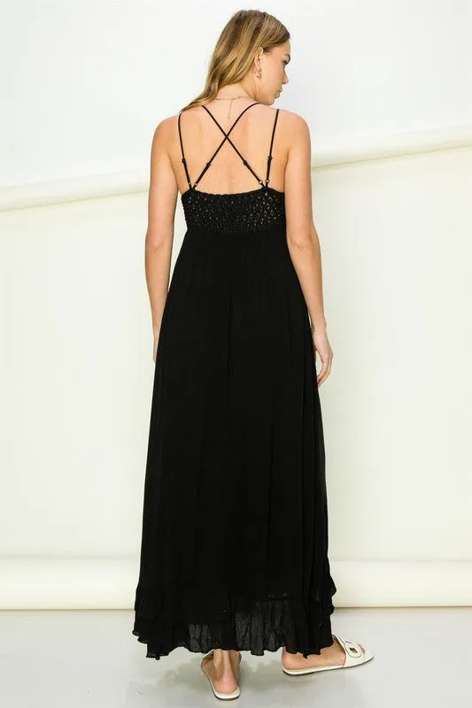 *Online Exclusive* In Love Lace Maxi Dress (Multiple Colors)