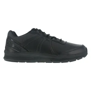 Reebok Mens Black Leather Work Shoes Oxford Guide