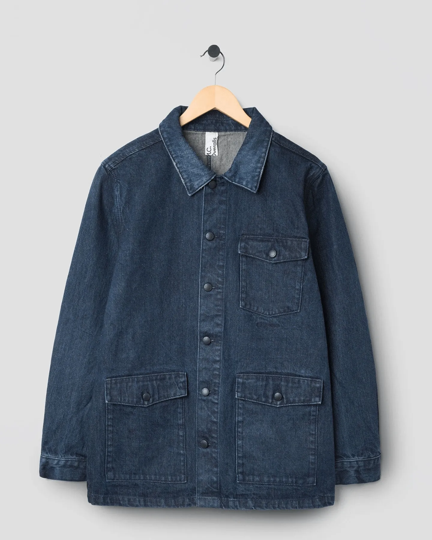 Relaxed Denim Work Jacket Indigo Wash