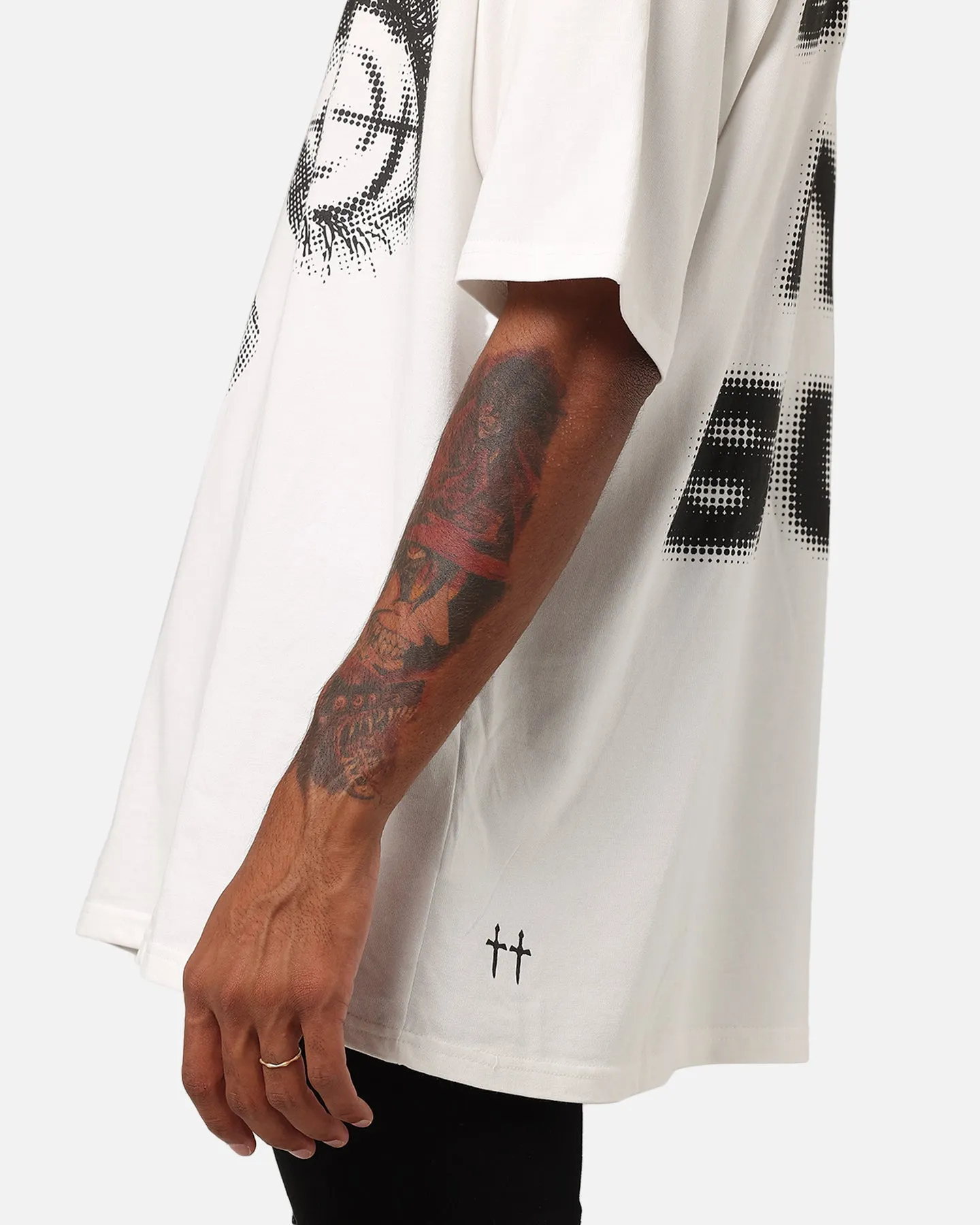 Saint Morta Save My Soul T-Shirt Off-White