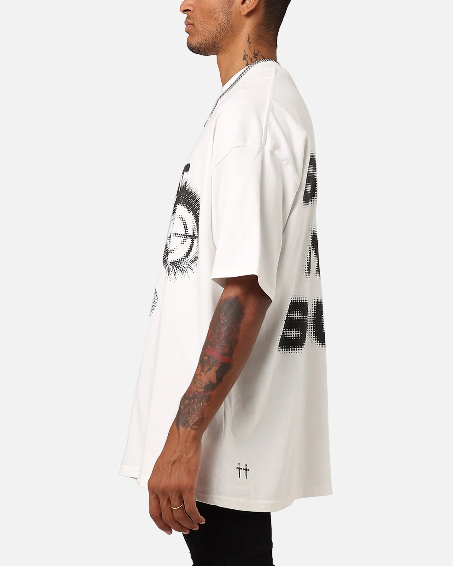 Saint Morta Save My Soul T-Shirt Off-White