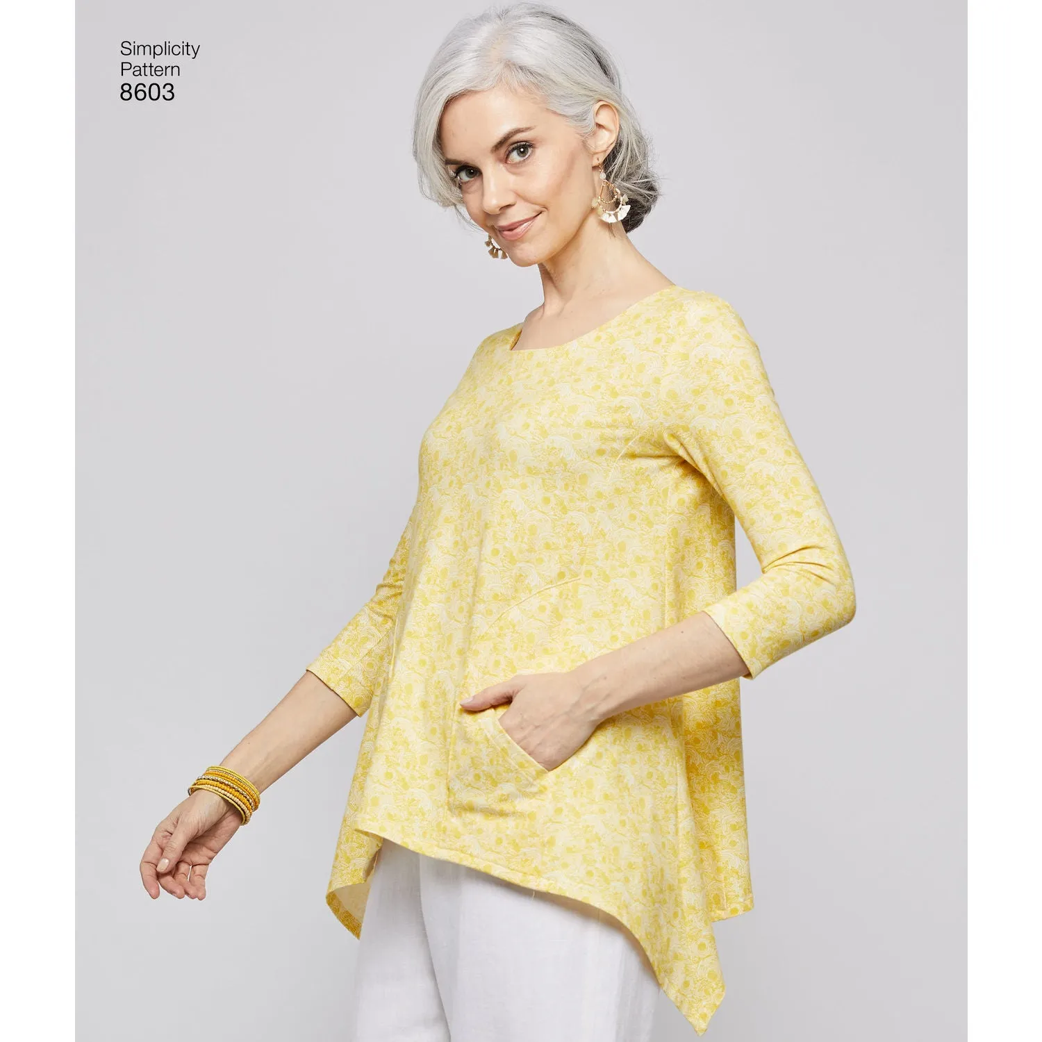 Simplicity Pattern S8603 Misses' Pullover Tops by Elaine Heigl