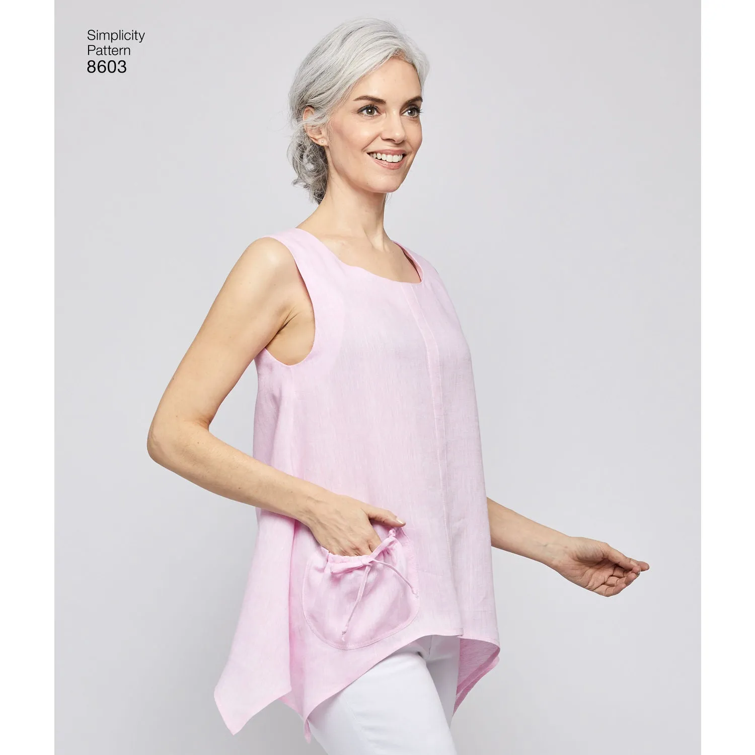 Simplicity Pattern S8603 Misses' Pullover Tops by Elaine Heigl