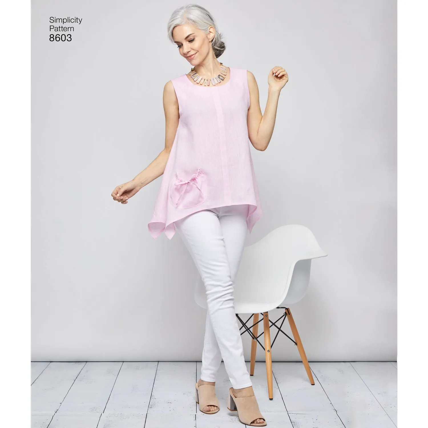 Simplicity Pattern S8603 Misses' Pullover Tops by Elaine Heigl