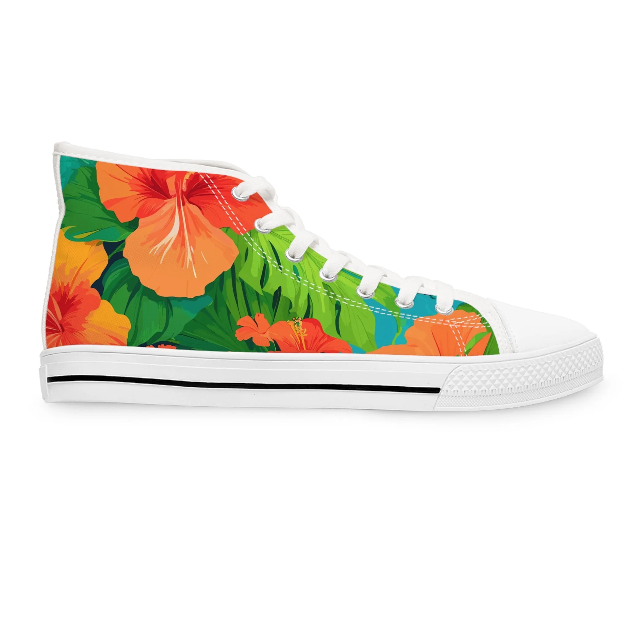 Tropical Vibes Women's High Top Sneakers