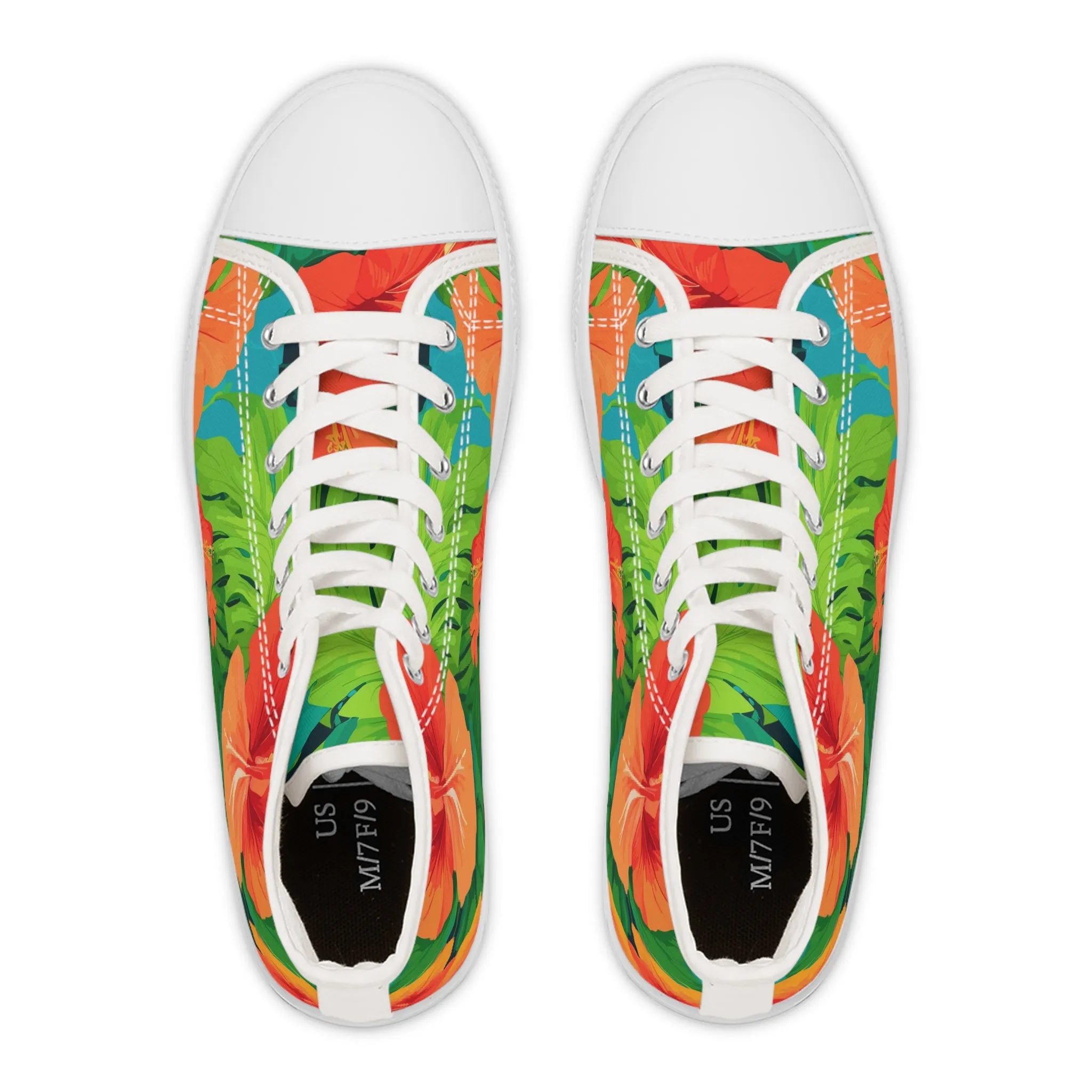 Tropical Vibes Women's High Top Sneakers