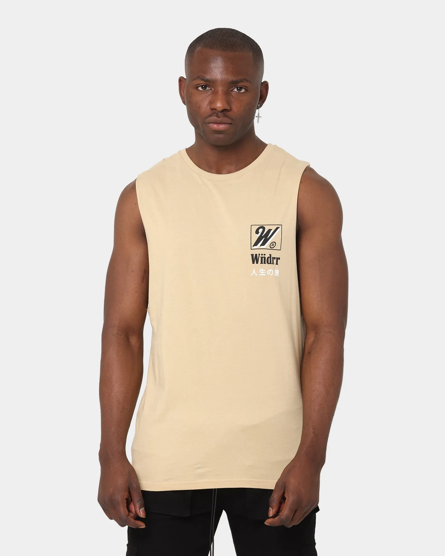 WNDRR Maxwell Muscle Singlet Tan