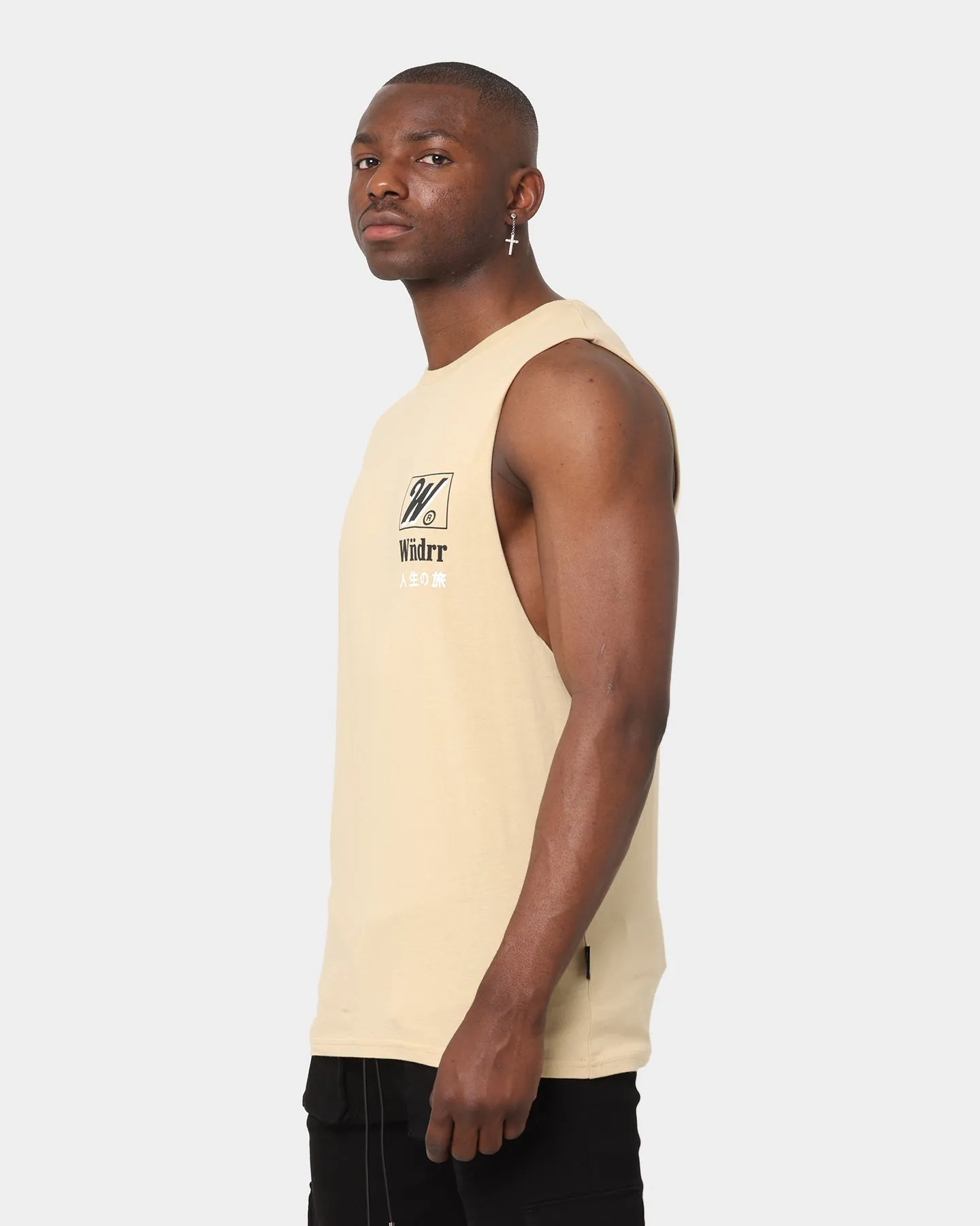 WNDRR Maxwell Muscle Singlet Tan